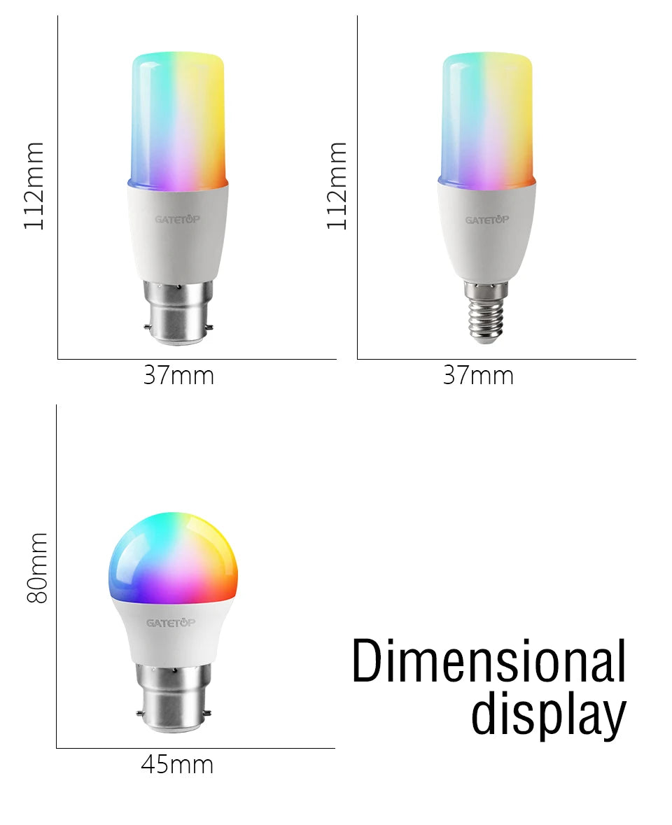 Remote Control LED RGB Bulb