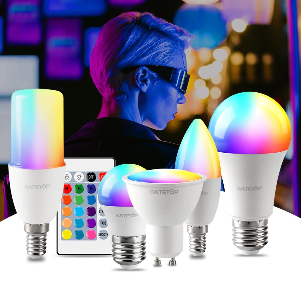 Remote Control LED RGB Bulb